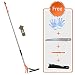 Produktbild Finether Teleskop-Schneidgiraffe Teleskopschere Teleskop-Schere mit Säge Teichschere BaumschereBaumbeschneider Astschere für Äste und Zweige, Antihaftbeschichtet, Stahlklinge/Aluminiumstiel
