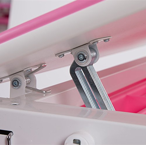 Kids Ergonomic Study Desk, Children Study Table, Adult Computer Desk, Tiltable Desktop, Height Adjustable (suit age 6-Adult), Book Shelf & Book Holder are included. Model No: E501