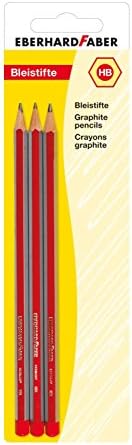 Eberhardt Faber 511698 Striped Pencil, HB, triangular, Set of 3