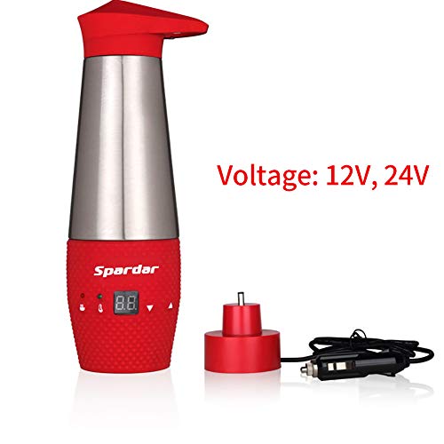 Preisvergleich Produktbild Fayeille Beheizter Smart Travel Mug - Elektrischer Wasserkocher aus Edelstahl