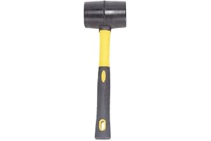 Hi-Gear Rubber Power Mallet (16oz), Black, One Size