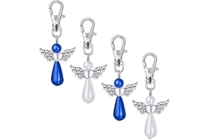 OUMEZON 30 Stück Schutzengel Gastgeschenke Hochzeit Taufe Schutzengel Schlüsselanhänger Für Geschenke Kommunion Party Mitbringsel Baby Shower Party