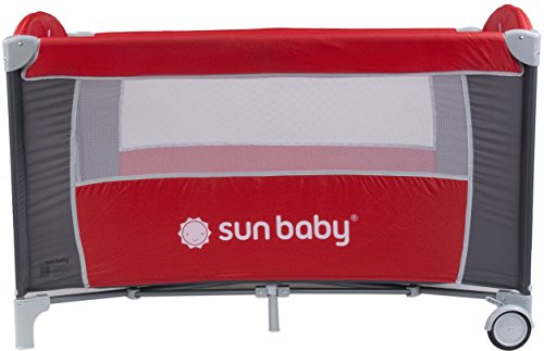 Preisvergleich Produktbild Sun Baby SD707 / GC Eingeschossiges Reisebettchen - Sweet Dreams, rot