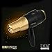 Carmen C80007 Carmen Hands Free Hairdryer by Samantha with 2 Speed Settings, 2000 W - Black