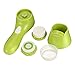 ACEVIVI Wateproof 2-in-1 Electric Facial Brush Cleansing System Massager Face Cleanser Brush with Stand Green, Vibration Type Cleansing Instrument