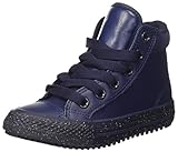 gepolsterter High Cut Converse Unisex-Kinder Trampki Chuck Taylor All Star Zehenkappen, Blau(Navy), 35 EU