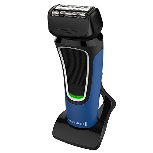Remington Comfort Series Aqua Fully Waterproof 120 Minute Charge Foil Shaver, Blue/Black