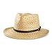 Produktbild ERCZYO Flat-Top Stroh Retro Jazz Hut Frauen Sonnenblende Dame Sonnenschutz Atmungsaktiv Lässig Shopping Sommer Strand Strohhut Sonnenhut Kappe Sonnenblende Einfarbig Für Damen/Mädchen Neu