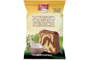 Lieber's Pure Potato Starch 680g | Gluten Free Flour, All-Natural Corn Starch Alternative & Thickening Agent, Convenient Size