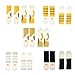Produktbild VORCOOL 20 Teile/Paket Stuhl Socken Knit Bodenschoner Rutschfeste Möbelbezüge mit Katze Bein Stickerei