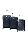 Produktbild Geographical Norway 3er Set Hartschalen Trolley Marine
