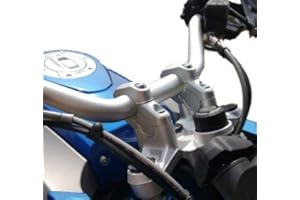 Motorbikecomponents Riser per manubrio - alzano 30 e arretrano 25 mm compatibile con R 1200 1250 GS LC/GS LC Adventure 2013-2022