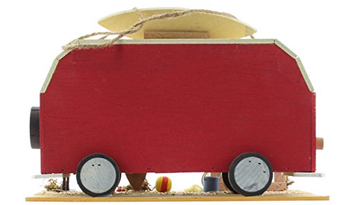 Edco Vogelhaus Gartenartikel Dekoration 41423 – Rot - 3
