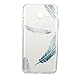 Produktbild Samsung Galaxy J7 2017 Hülle Case, Cozy Hut® [Liquid Crystal] Ultra Dünn [Crystal Case] Transparent Soft-Flex Handyhülle / Bumper-Style Premium-TPU Silikon / Perfekte Passform / Kratzfest Schutzhülle für Samsung Galaxy J7 2017 Case, Samsung Galaxy J7 2017 Cover, Galaxy J7 2017 Case, Galaxy J7 2017 Cover, J7 2017 Case, J7 2017 Cover - Blaue Federn