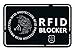 Produktbild RFID NFC Blocker Karte - Störsender ohne Batterie - Eine Schutzkarte schützt Ihre gesamte Geldbörse gegen Datendiebstahl! Blocking Schutz für NFC Bankkarte, Kreditkarte, EC Karte, Personalausweis