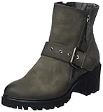 Weiches Fußbett bugatti Damen 431576305900 Stiefeletten, Grau (Dark Grey 1100), 42 EU