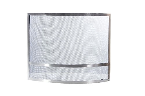 Black Country Metal Works Claybridge Square Contemporary Arched Fire Screen