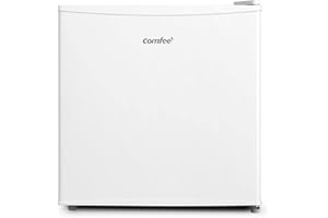 COMFEE' RCU40WH2(E) 31L Congelatore piccolo, Freezer piccolo con porta reversibile, Mini congelatore a 4 stelle, Silenzioso, Per Ufficio, Hotel, Casa, Bianco