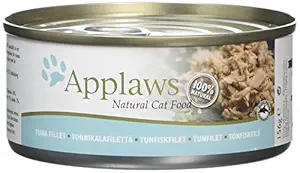 Applaws Cat Wet Food 156g Tuna Fillet in Broth (Pack of 24)