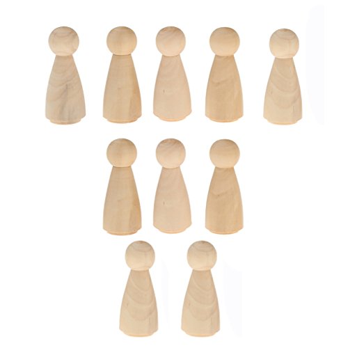 Gazechimp 10 X Weibliche Braut Puppen Kuchenstecker Deckel Cake Topper Tortenaufsatz