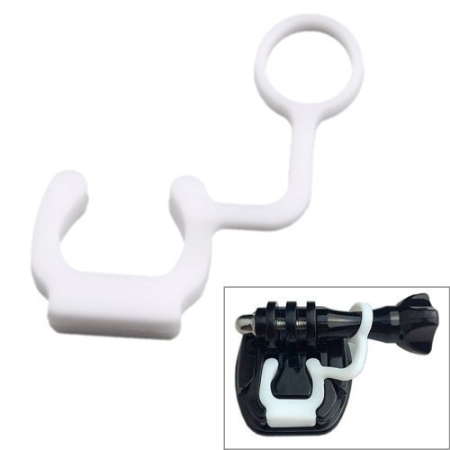 MadridGadgetStore® Tapón de Bloqueo Antivibración Goma Rubber Locking Plug para Cámara Deportiva Go Pro GoPro Hero7 Hero6 Hero5 Hero 7 6 5 4 3+ 3 2 4K60 Black Silver White Session 2018 Hebilla