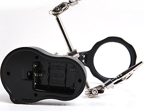Gearmax® 3.5x & 12X dritte helfende Hand Clip-LED Vergrößerungsablageständer Len Lupe - 6