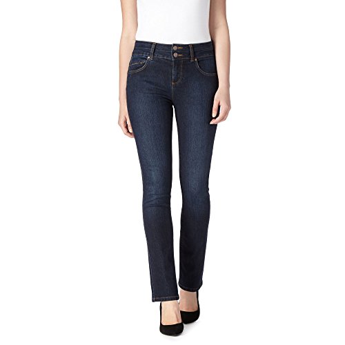 Rinse Wash Shape Enhancing High-Waisted Straight Leg Jeans 10L