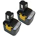 Produktbild 2x Trade-Shop Premium Ni-MH Akku, 7,2V / 3300mAh / 24Wh ersetzt Panasonic EY-9168 EY-9168B EY-9065 EY-9066 EY-9165 EZ-9168 EZ-9065 EZ-9066 EZ-9165 PA-724 für Kartuschenpistole EY-3653 EY-3653CQ EY-3654 EY-3654CQ EZ-561 EZ-562 EZ-6265 EZ-6265X EZ-6266