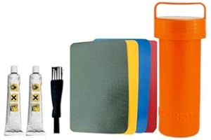 Wateralone Surf-Zubehör, Paddelbrett-Reparatur-Set für aufblasbare Stand-Up-Paddle-Boards (SUP) mit Klebstoff, robustes, langlebiges PVC-Reparaturwerkzeug, zufällige Farbe