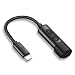 Produktbild myfei Lightning auf 3,5 mm Kopfhörer Jack Adapter, 2 in 1 Charge Converter Audio Splitter für iPhone 7/7 Plus, mit kompatibel IOS 10.3 mit Lautstärkeregler, Schalter Songs und Ladekabel