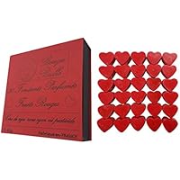 30 Fondants Parfumés Fruits Rouges 50g Brule parfum Cire de Soja Naturelle Coffret Cadeau Fête des mères