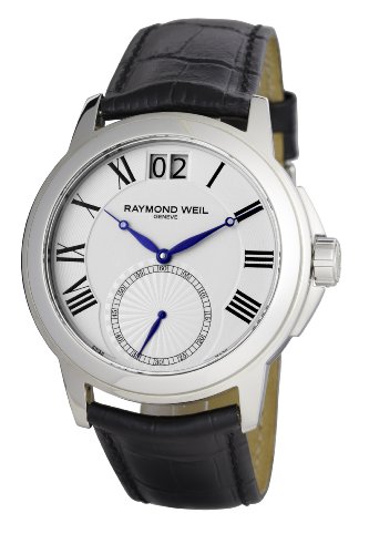 Raymond Weil Men's Stainless Steel black leather strap Watch 9578-Stc-00300