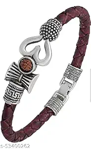 Star Enterprises Stylish Mens / Boys Brown Bracelet