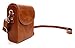 Produktbild Schicke, braune Transport-Tasche (mit Schulter-Riemen und Gürtel-Lasche) für die Sony DSC-RX100 III Digitalkamera und die Panasonic Lumix DMC-TZ 61 Kamera - von DuraGadget