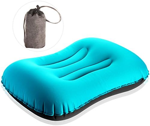 Inflatable Camping Pillow, VOYOMO Portable Travel Pillow - Lightweight Compact Pillow Ideal for Outdoor and Indoor Use