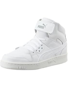 Puma Puma Rebound Street L, Unisex-Erwachsene Hohe Sneakers, Weiß (white-white 01), 44 EU (9.5 Erwachsene UK)