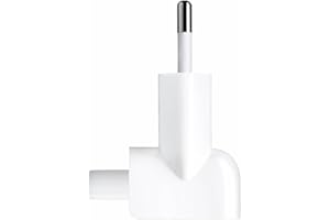 BEYEE AC Adapter Plug Convertisseur de Chargeur de Voyage, Connecteur de Rechange pour tablettes iPod, iPhone, iPad, Adaptateur Secteur Macbook (1xEU Plug) White