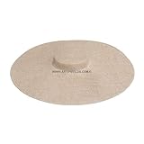 Altura copa 3 cm Artipistilos Pamela De Fibras Naturales Mayoko - Rosa Nude - Sombreros Y Pamelas De Fibras Naturales
