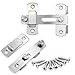 Produktbild Hseamall 2 STÜCKE Edelstahl Flip Latch Tor Verschlüsse Bar Riegel Sicherheit Türschloss Für Tür Fenster Möbel Hardware