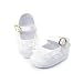 Itaar Baby Girls Shoes with Lace Decor Soft Sole Golden Buckle Velcro