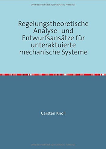 Regelungstheoretische Analyse Und Entwurfsansätze Für - 