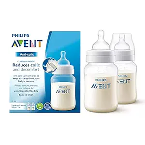 Philips Avent Anti Colic Bottle 260ml (Twin Pack) White