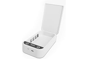SagaSave UV-desinfektionslåda, bärbar mobiltelefonsterilisator med aromaterapifunktion med USB-laddning för plånböcker masker klocknycklar