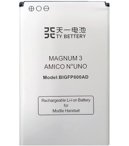 TECHTEK Batterie 800mAh Compatible Avec [Brondi] Amico