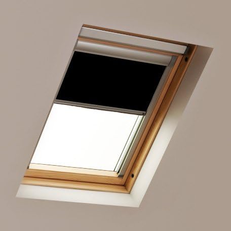 Ambition Blinds Blackout Roller Blinds for Dakstra Code M4A Black