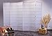 Produktbild Paravent Hoshi 6 XL white - blickdichte Stellwand mit Shoji Art bespannt, Sondergröße 190 cm hoch - Paravents by Cilios®