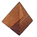 Produktbild Dilemmata Mini Pyramide, Pyramiden Puzzle 4-teilig Holz Puzzle Knobel IQ-Spiel