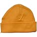 Newborn Baby Beanie Hat s (ORANGE) - Plain Soft 100% Cotton headwear New Baby Grow Boy Clothing Girl Cute Mum Dad Mummy Daddy Custom Parent Birth Gift bib Present by Fonfella