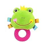 Amazemarket Infantil Felpa Traqueteo Juguete Multifuncional apaciguar Mordedor Adorable animal...