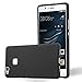 Produktbild Cadorabo Hülle für Huawei P9 LITE - Hülle in Frost SCHWARZ – Handyhülle aus TPU Silikon im matten Frosted Design - Silikonhülle Schutzhülle Ultra Slim Soft Back Cover Case Bumper